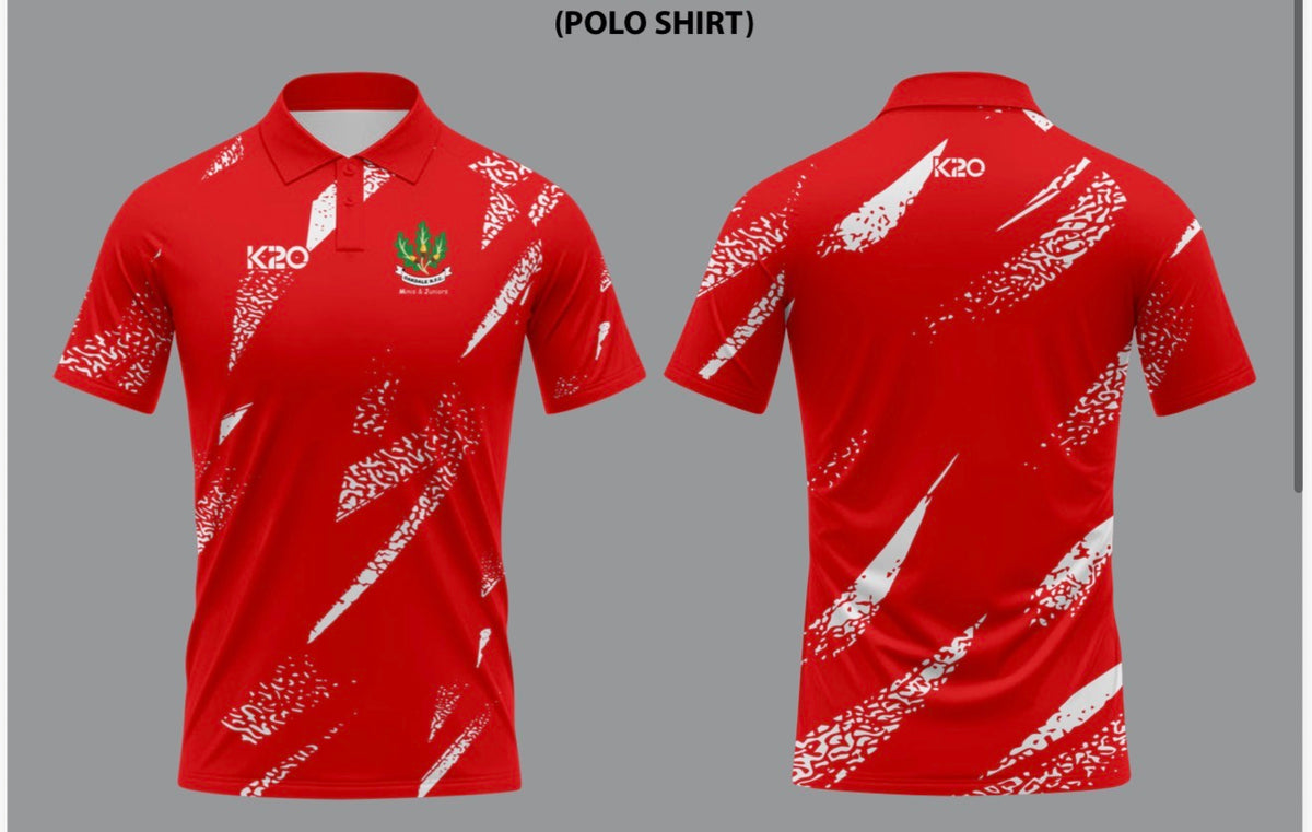Oakdal RFC Polo - Red