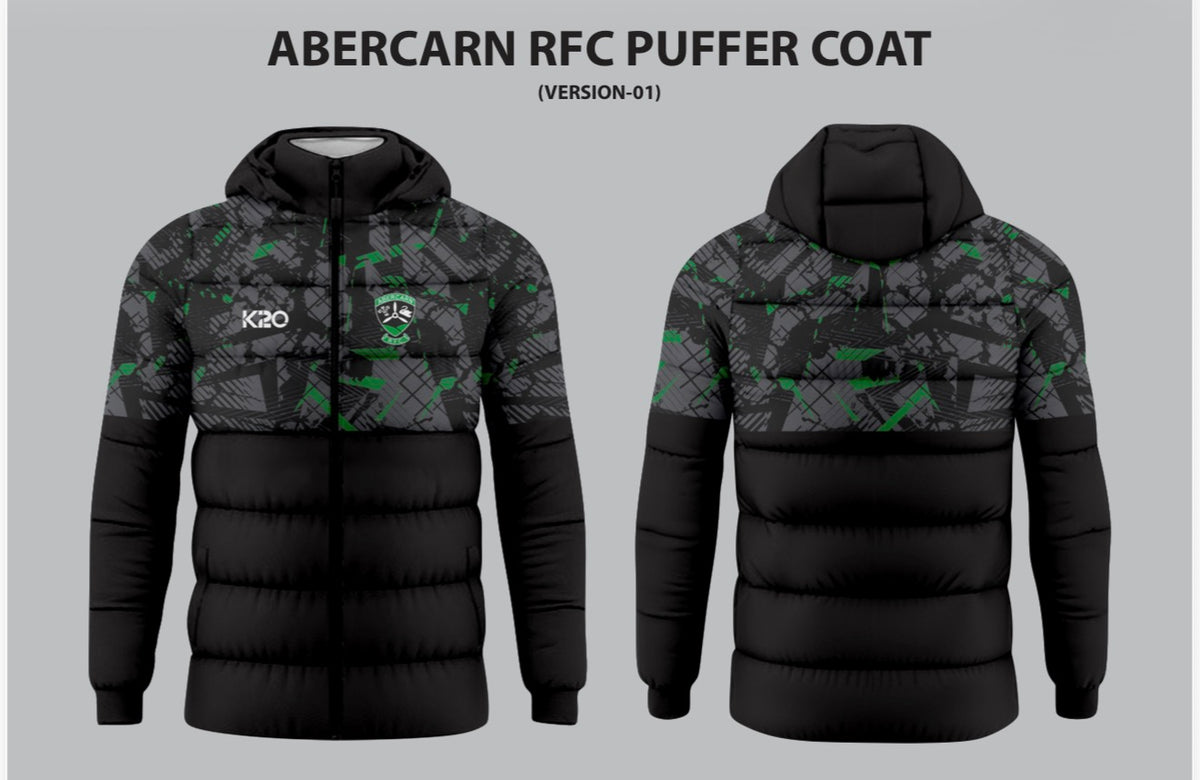Abercarn RFC Contrast Puffer Jacket