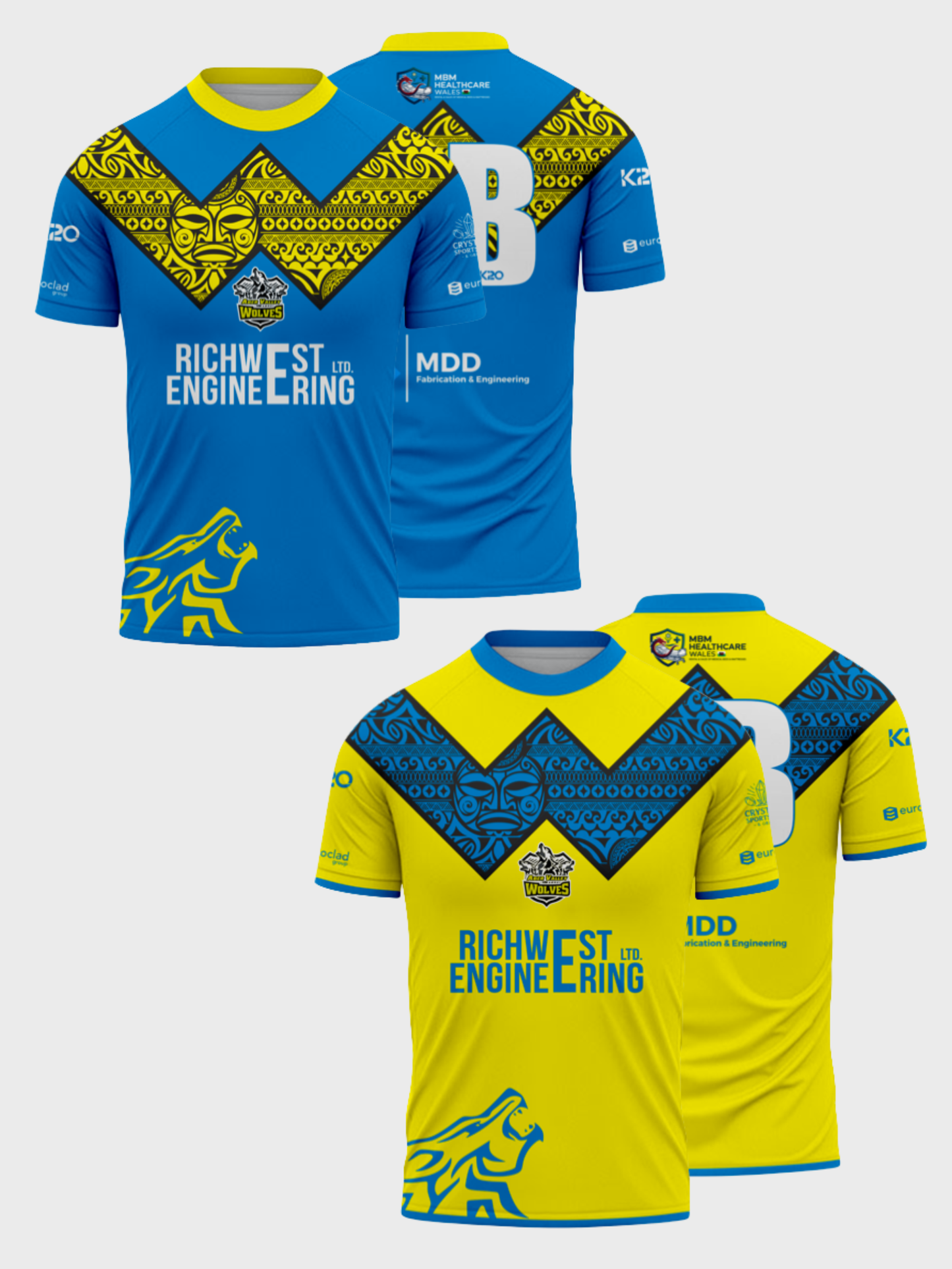 Aber Valley Wolves -  Reversible Rugby Jersey