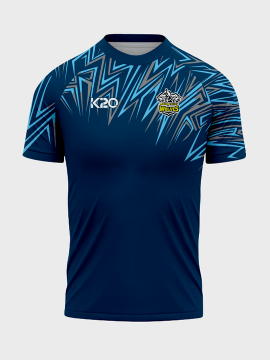 Aber Valley Wolves - T-shirt (Navy)