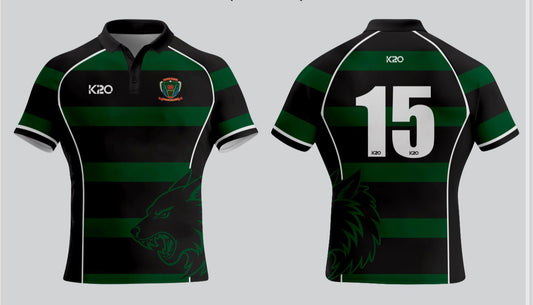 Cefn Coed M&J Replica Jersey - Green and black