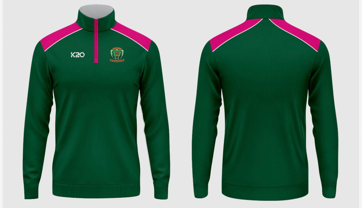 Cefn Coed RFC 1/4 zip - Pink