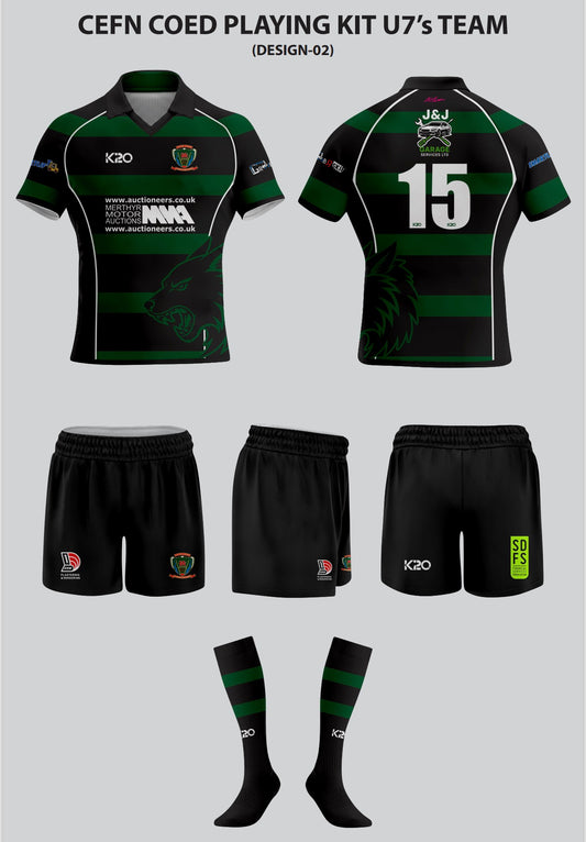Cefn Coed RFC U7 Playing kit