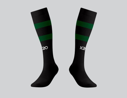 Cefn Coed RFC M&J Black/Green Socks
