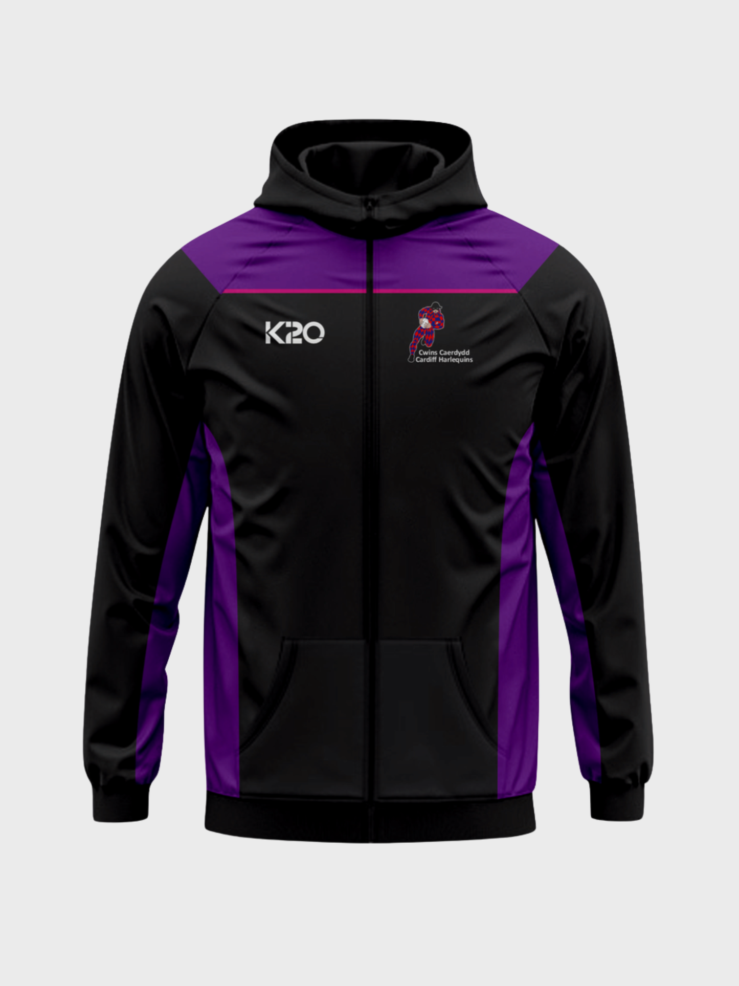 Cardiff Harlequins- Zip Hoodie